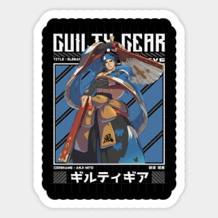 Anji Mito - Guilty Gear Strive Sticker